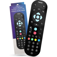 TWAA Original Universal Remote Control with Voice Search - Compatible with Sky Q 1TB, 2TB and Sky Q Mini Box - Bluetooth Remote Control - Black