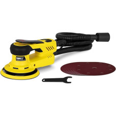 MSW MSW-ES-350 Diameter 150 mm 350 W 4,000-10,000 rpm Safety Switch 6 Sanding Discs Brushless Electric Motor Grinding Machine