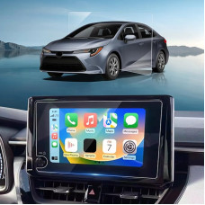 Suderinama su 2022 2023 2024 Toyota Corolla Cross Hybrid GR Corolla Ekrano apsauga 8 colių Toyota Audio Multimedia Navigation Apsauginė plėvelė Grūdinto stiklo ekrano apsauga 9H