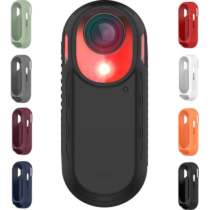 LOKEKE Black Silicone Case for Garmin Varia RCT715