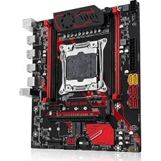 SHANGZHAOYUAN X99 RS9 Intel LGA 2011-V3 Motherboard for Xeon E5 V3/V4 and Core i7 5th/6th Gen Processors DDR4 Max 128GB SATA 3.0 Gigabit LAN WiFi M.2 NVME M.2