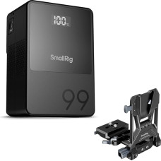 SMALLRIG V-Mount akumuliatorius VB99, 99Wh/6800mAh mini V-Mount akumuliatorius su PD 100W USB-C greituoju įkrovimu, su V-Mount akumuliatoriaus plokštele, V-Mount akumuliatorius ir plokštelė DSLR fotoaparatui, vaizdo kamerai, trikojui - 5048