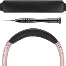 Mizi Protein Leather Headband Pad for Bose QuietComfort QC45, QC35, QC25 - Black