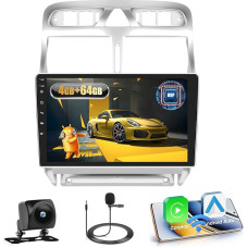 2+64G Android 13 automobilinis radijas Peugeot 307 2002-2013 su belaidžiu Carplay Android Car, 9 colių ekrano automobilinis radijas Bluetooth/WiFi/GPS/Reversing Camera/FM/RDS/SWC