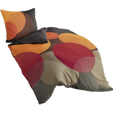 Bierbaum Patalynė Dizainas Maco Satin Petrol 135 x 200 cm ir 80 x 80 cm Pagaminta Vokietijoje, kakava, 135 x 200 cm