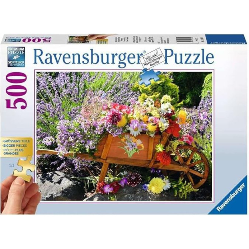 Ravensburger Dėlionė 13685, Gėlių kompozicija, 500 dalių