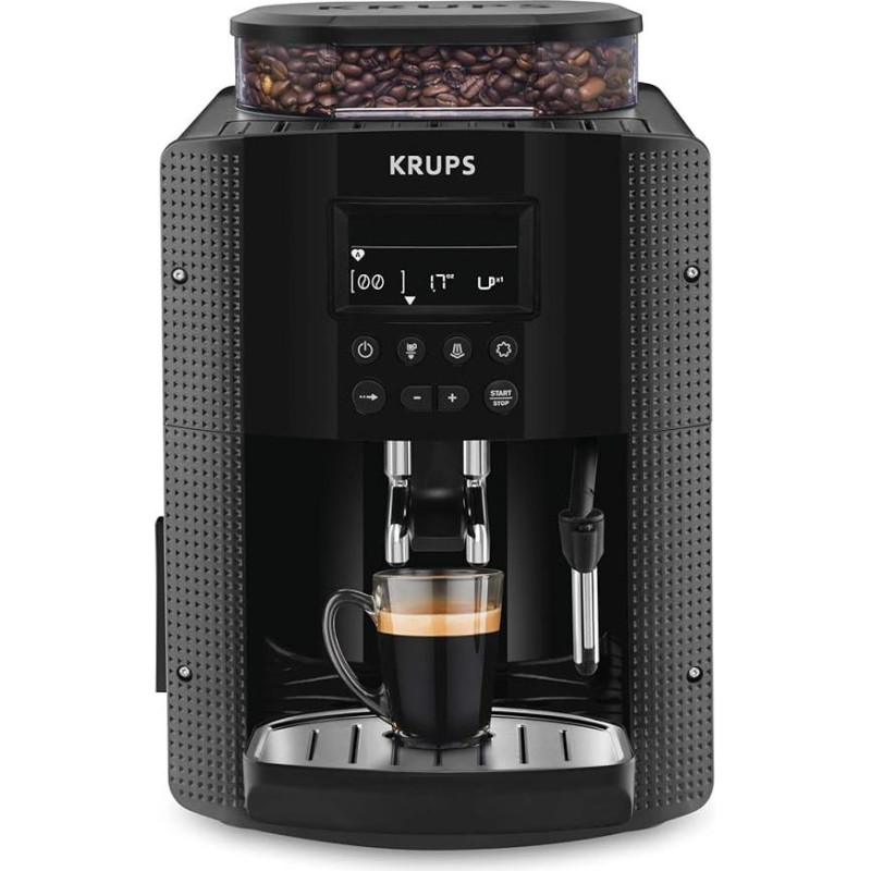 KRUPS - Expresso auto-15 bars-1,6 L-Ecran LCD-Broyeur intégré-Noir métal - KRUPS - FDS-1002128