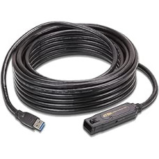 ATEN USB UE3310 at G 3.1 ilginimo kabelis 10 m, juodas
