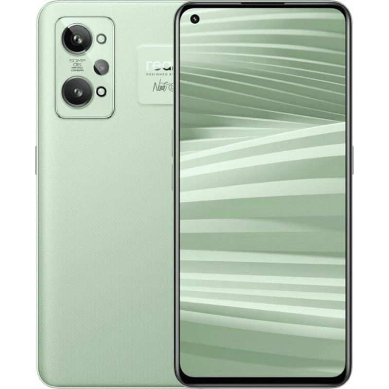 Realme GT 2 Pro 5G išmanusis telefonas be sutarties, Snapdragon 8 Gen 1, stipri 5000 mAh baterija, 65 W SuperDart įkrovimas, 1-120 Hz ADFR, Dual Sim, 12 + 256 GB, popieriaus žalia