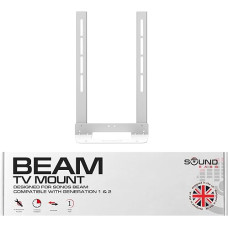 Beam TV Mount Compatible with Sonos Beam Mounting Bracket Generation 1 & 2 for TVs, White, Full Hardware Kit Included, Beam Soundbar