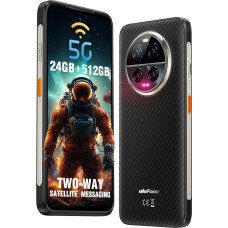 Ulefone Armor 23 Ultra Outdoor Mobile Phone 5G with Satellite Communication, 512GB + 24GB Dimensity 8020 64MP Night Vision + 50MP x 3 Quad Camera 120W/5280mAh 6.78