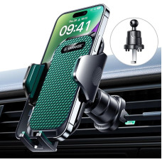 VANMASS Mobile Phone Holder Car [2024 Upgrade Bombproof Ventilation Hook] Holder Ventilation Clip Car Mobile Phone Holder 360° Rotatable Military Protection Car Mount Mobile Phone for iPhone 15