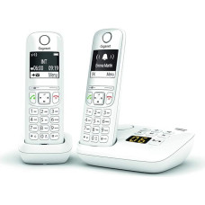 GIGASET Landline Telephone AS690 A Duo White