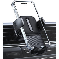 YOSH 2024 Mobile Phone Holder Car Ventilation, 360° Rotating Mobile Phone Holder, Car Air Vent with Double Lock Clip, Compatible with Large Phone iPhone Samsung Huawei Google