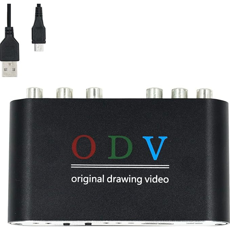 Mcbazel ODV Composite RCA/S-Video/YPbPr to HDMI Converter