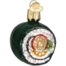 Old World Christmas Ornaments: Sushi Roll Glass Blown Ornaments for Christmas Tree (32110)