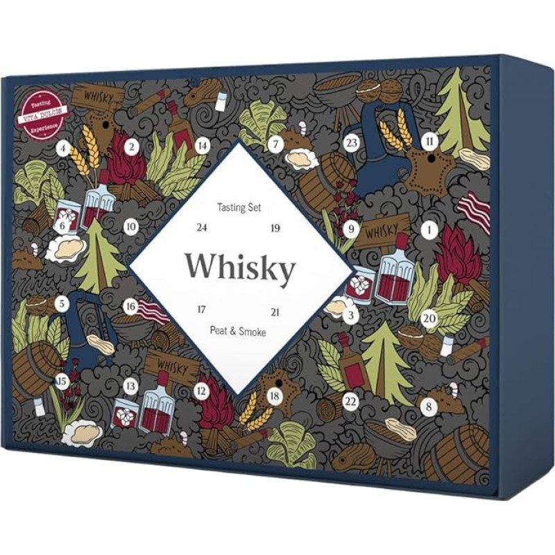 Vita Dulcis Advent Calendar Whisky Peat & Smoke Edition 2023 24 x 0.02 L