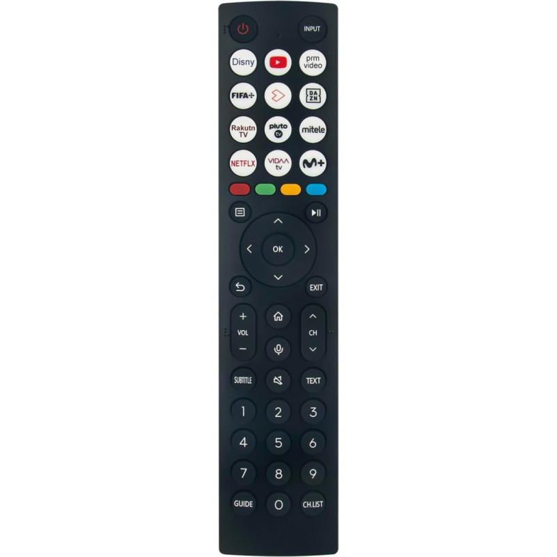 VINABTY Replacement Remote Control ERF2O36 Fit for Hisense FHD TV 40A4K 32A4K 40E42KT 40E43KT 40A4KTUK 40A47KTUK 40A48KTUK 40A49KTUK 40E4KTUK 40E41KTUK 58A6K 75 A6K A6K 4a6k 55a6k