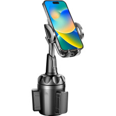 TOPGO Car Cup Holder Adjustable Car Mount Holder for Smartphones Black