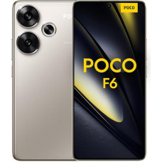 Poco F6 Smartphone, 12 + 512 GB Mobile Phone without Contract, 120 Hz 6.67 Inch Flow AMOLED, 50MP OIS Dual Camera, 5000 mAh, 90 W TurboCharge, Dual SIM, Gold