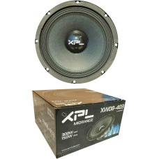 1 MIDRANGE XPL XW08-403 XW08 403 Speaker 20.00 cm 200 mm 8 Inch Diameter 150 Watt RMS 300 Watt Max Impedance 4 Ohm 99 dB SPL Car Black Pack of 1