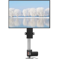 VEVOR 700 mm Motorised TV Lift, Hub Length 28 Inches, Bracket Suitable for Max. 50 Inches with Remote Control, Height Adjustable 38-65 Inches, Load Capacity 132 lbs, Wall Mounting