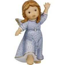 Goebel 11-750-83-1 Christmas Decoration Angel Figurine Made of Porcelain Dimensions: 10 cm x 5.5 cm x 5 cm