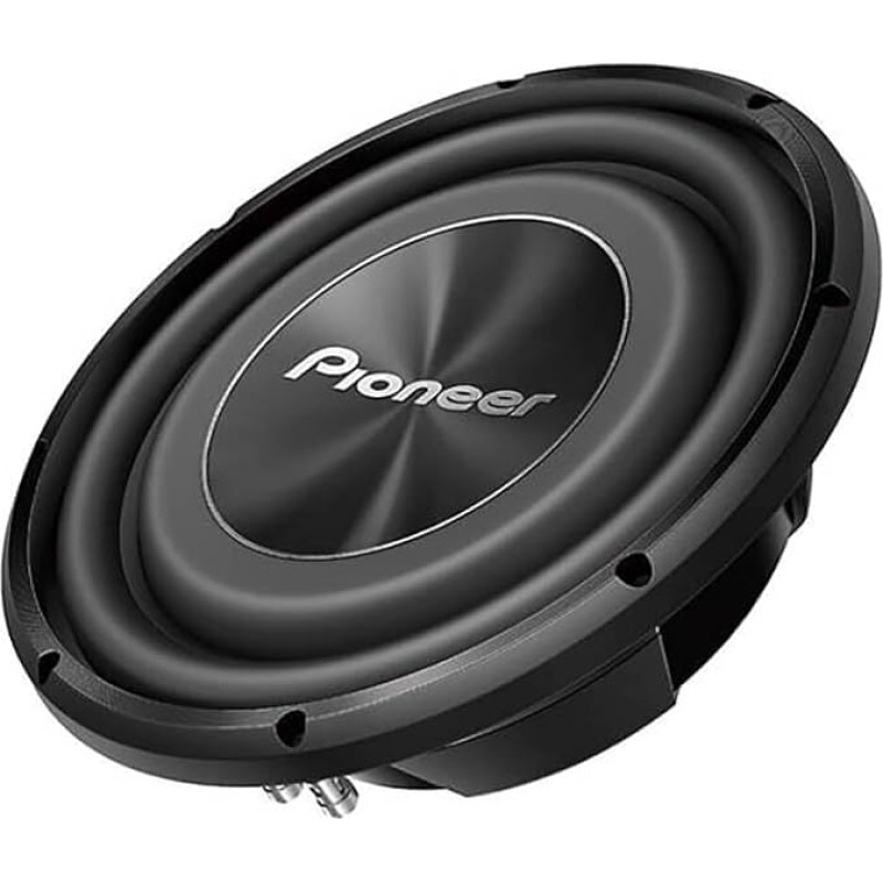 Pioneer TS-A3000LS4 Passive Subwoofer, Powerful Subwoofer with 1500 W Maximum Power, 30 cm, 90 mm Installation Depth, IMPP Membrane, Continuous Output Power 400 W, Black