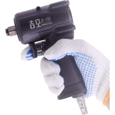 Plaktukai 1/2 colio pneumatinis smūginis veržliaraktis Sunkusis oro raktas Automobilių remonto raktas Jumbo Hammer Gun 61 0nm varžtai Pašalinti vejos veržles