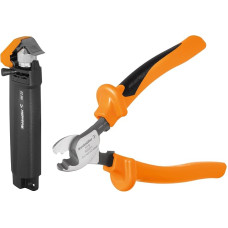 Weidmüller 2-Piece Cable Processing Assortment (Including Cable Cutter KT 8 VDE + Stripping Tool for PVC Round Cable) 490092