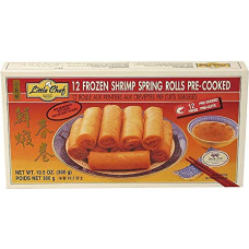 Krevečių mini suktinukai su krevetėmis ir daržovėmis TK 300g 12 x 25g