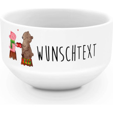 Ponas ir ponia Panda Personalizuotas grūdų dubenėlis 