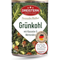 DREISTERN Kale 400 g I With Vegetables & Potatoes I Hearty Ready Meal in Recyclable Canning I Long Shelf Life Thanks to Natural Preservation I Homemade Quality