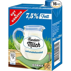 Good and Cheap, Condensed Milk 7.5%, Pack of 16, 16 x 340 g