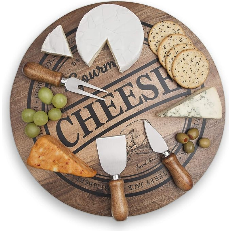 Final Touch 4 Piece Cheese Serving Set
