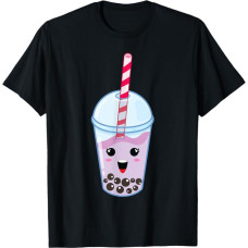 Kawaii Boba Milk Tea Cute Taro Bubble Tea Lover Gift T-Shirt