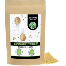 Ožragė malta (1 kg), 100 % natūralūs ožragės milteliai, natūralios ožragės sėklos be priedų, veganiškos, maltos ožragės sėklos