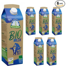 Milk 3.8% 1 l x 6 pieces