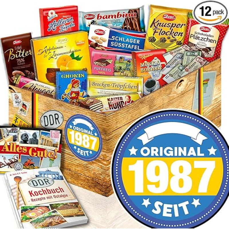 Originalus nuo 1987 m. / gimtadienio dovanos idėja / šokolado VDR elementas