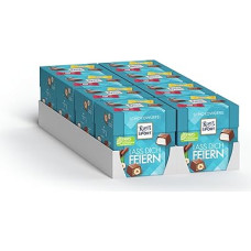 Ritter Sport Chocolate Cubes Let You Celebrate, Yogurt, Chocolate Crisp, Mousse au Chocolat, Full Nut in Nugat Cream, Caramel Duo, Suitable for Mother's Day and Father's Day, 8 Boxes of 176 g Each