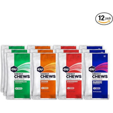 GU Energy Chews Fruit Gummies Mix Pack 12 x 60 g