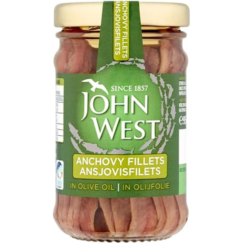 John West Anchovy Filets in Olivenöl, 95 g