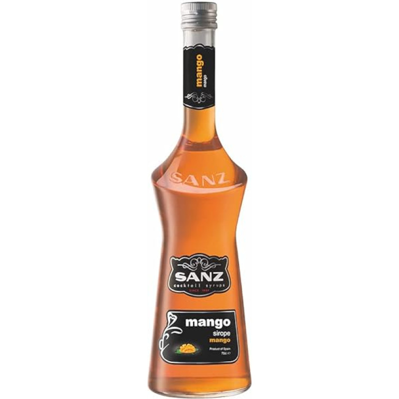 Sanz Mango Syrup with 22% Mango Juice, Alcohol-Free, 0.7 L