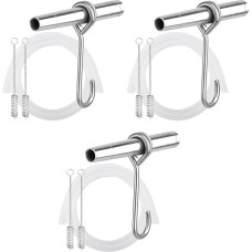 KANGQL Maple Syrup Tapping Set, Maple Syrups Tapping Set, Stainless Steel, Maple Tree for Tapping Maple Syrup, Spiles and Hook Brushes