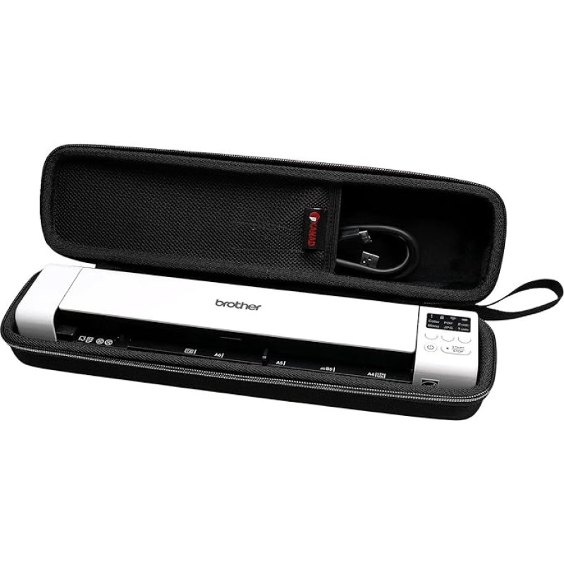 XANAD dokumentų skaitytuvo dėklas, suderinamas su Brother DS-640 / DS-740 / DS-940 mobiliuoju skaitytuvu, A4 formato iš abiejų pusių, WLAN skenavimas į USB