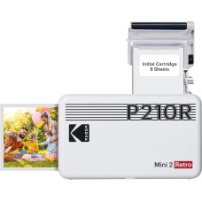 KODAK Mini 2 Plus Retro Mobile 10 X 15 Photo Printer, and Polaroid Instant Pictures print in premium quality on the go with your mobile phone, mobile photo printer for smartphone (iphone & android), portable bluetooth printer