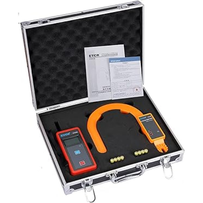 Zangenstrommesser, Erdwiderstandstester ETCR9330B Kabellos H // l Spannungshakenstrommesser 0,00a ~ 9999a,Elektrowerkzeuge und -tester