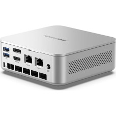 MINISFORUM AI370 Mini PC, AMD Ryzen AI 9 HX 370 Processor, LPDDR5X-7500MHz 32GB, 1TB SSD, AMD Radeon 890M, RJ45 2.5G x 2/Wi-Fi 6e/Bluetooth 5.3, HDMI 2.1/DP 2.0/USB4, Copilot-AI PC