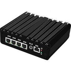 PcZinophyte Micro Firewall Appliance, N100 Firewall Router PC Upgraded Version Fanless Mini PC 4X i226-V 2.5G Solid Computer Proxmox ESXi OPNsense