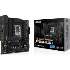 ASUS TUF Gaming B760M-PLUS II Motherboard Intel B760 LGA 1700 mATX (PCIe 5.0, M.2 4.0, DDR5, 2.5 GB Ethernet, DP, HDMI, SATA 6 Gbit/s, USB Type-C, Thunderbolt (USB4), Aura Sync